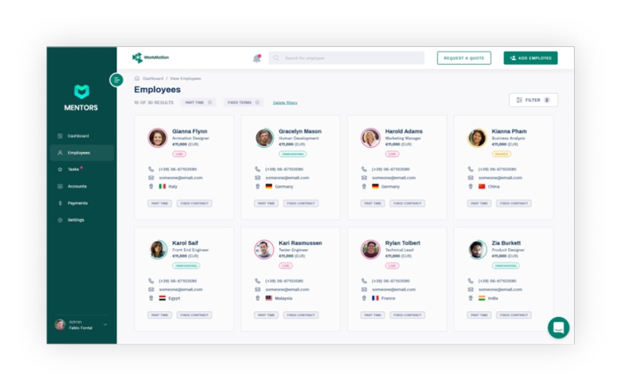 workmotion platform Workmotion platform